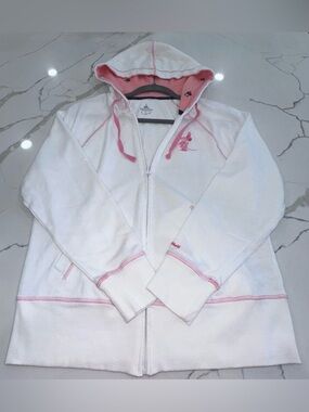 Authentic Disney Parks Minnie Mouse Sketch Full-Zip Hoodie Women’s Medium EUC